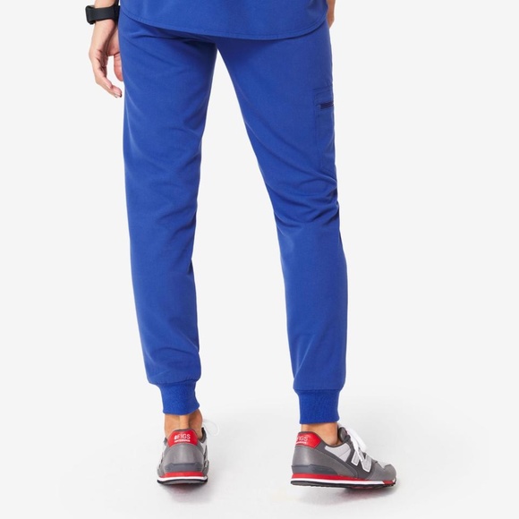 Figs Pants & Jumpsuits Figs Winning Blue Zamora Jogger Style Pants